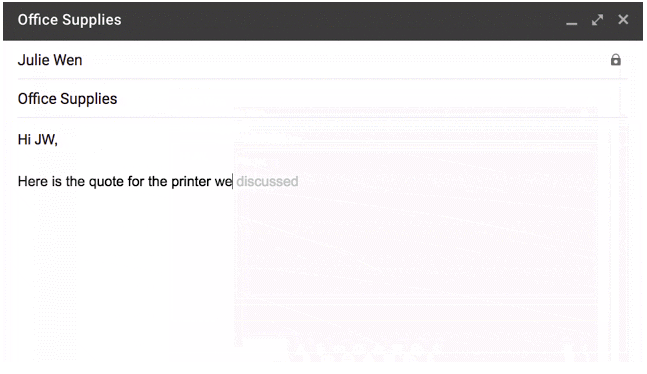 Smart Compose no Gmail agora disponível para o Google Workspace (G Suite)