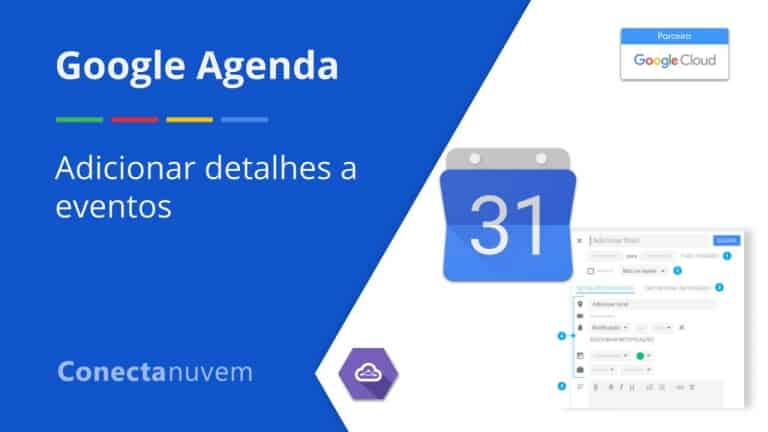 Adicionar detalhes a eventos na Agenda do Google