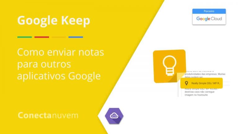Envie notas do Google Keep para outros aplicativos