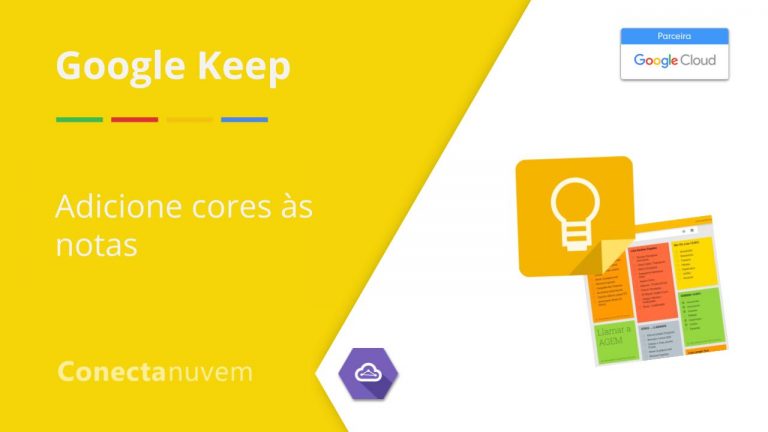 Como adicionar cor às notas Google Keep