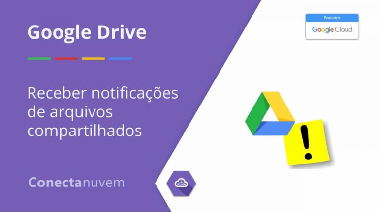 Receba notificações quando alguém compartilhar arquivos com você