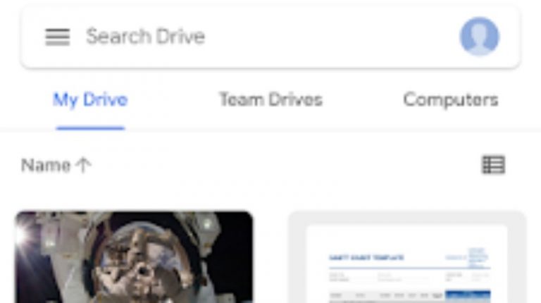 Google Drive com novo visual em dispositivos móveis