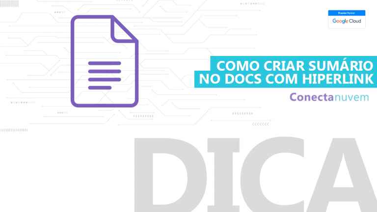 Como criar sumários no Documentos com hiperlink