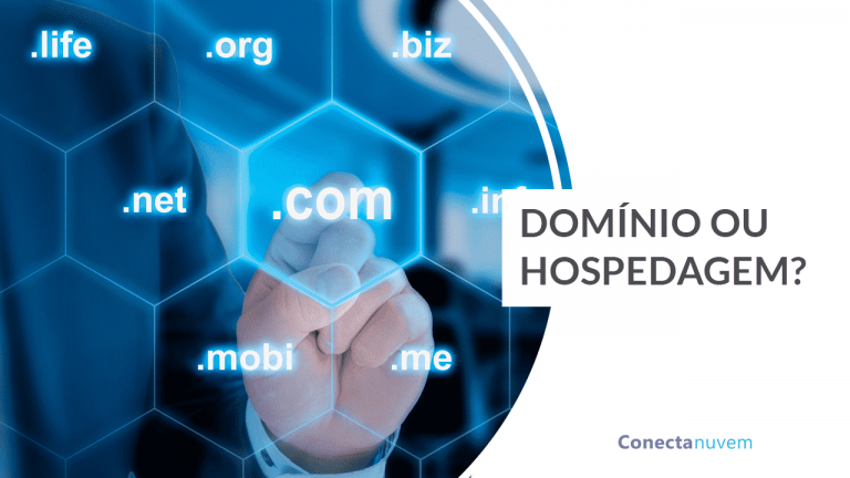 Qual é a diferença entre domínio e hospedagem?
