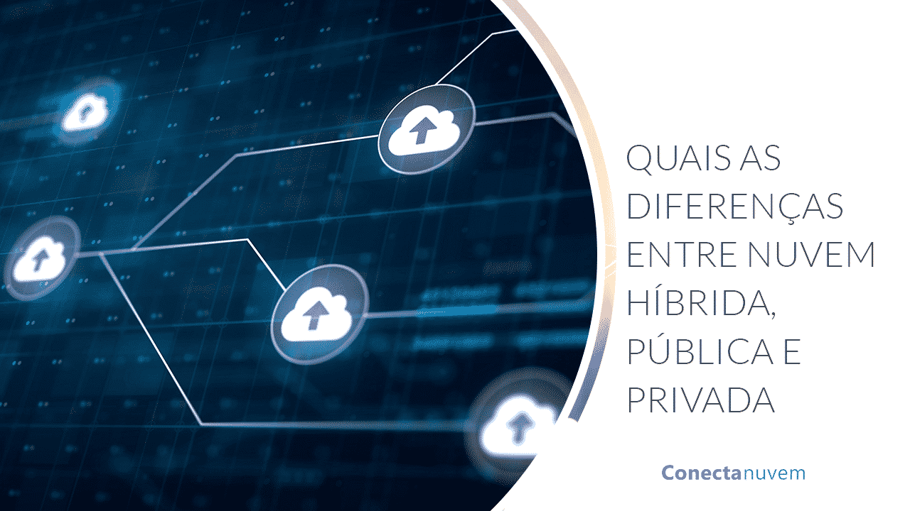 Quais as diferenças entre nuvem híbrida, pública e privada