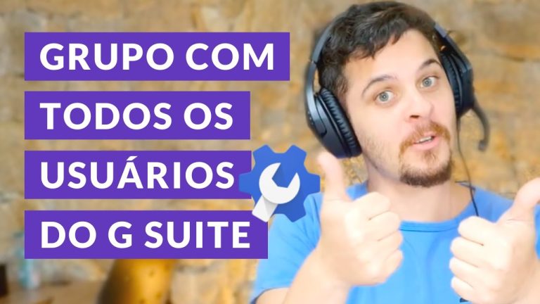 Como criar grupo com todos os usuários do Google Workspace