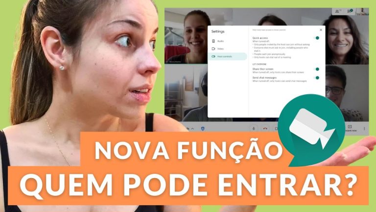 [NOVA FUNÇÃO] Quem pode entrar em uma video chamada do Google Meet?