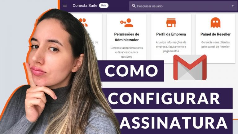 Como configurar assinatura de e-mail para outra pessoa?