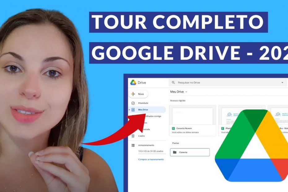 Tour completo pelo Google Drive 2021 - Descubra como criar documentos, pastas e compartilhar arquivos. É muito fácil!
