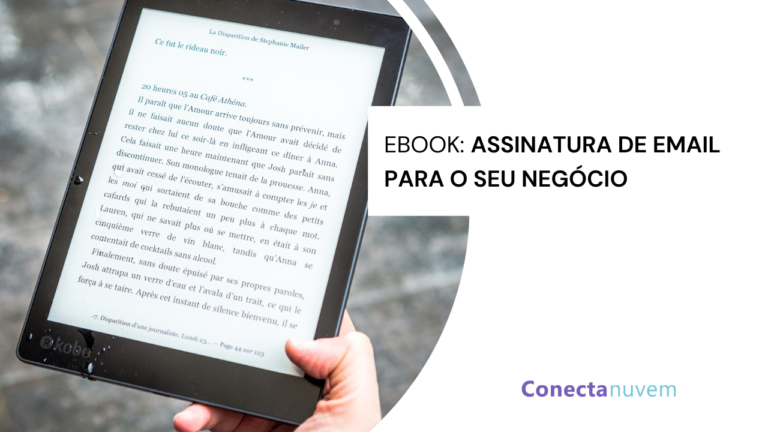 Assinatura de email para negócios: Conheça o ebook